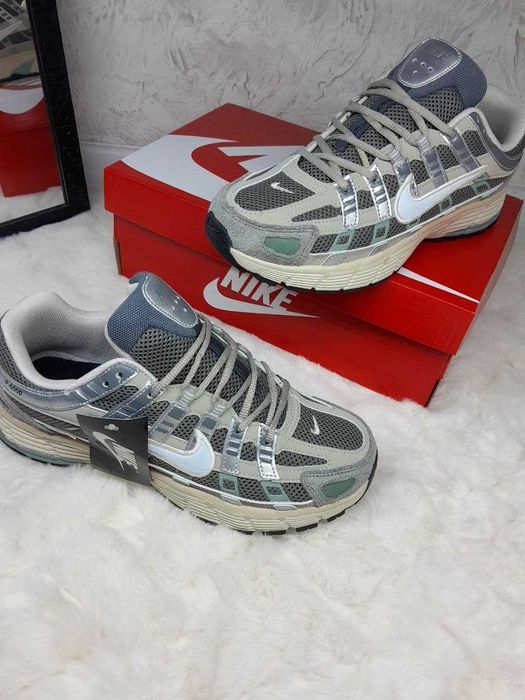 Кросівки Nike P-6000 сірі унісекс 36–41 без передоплати