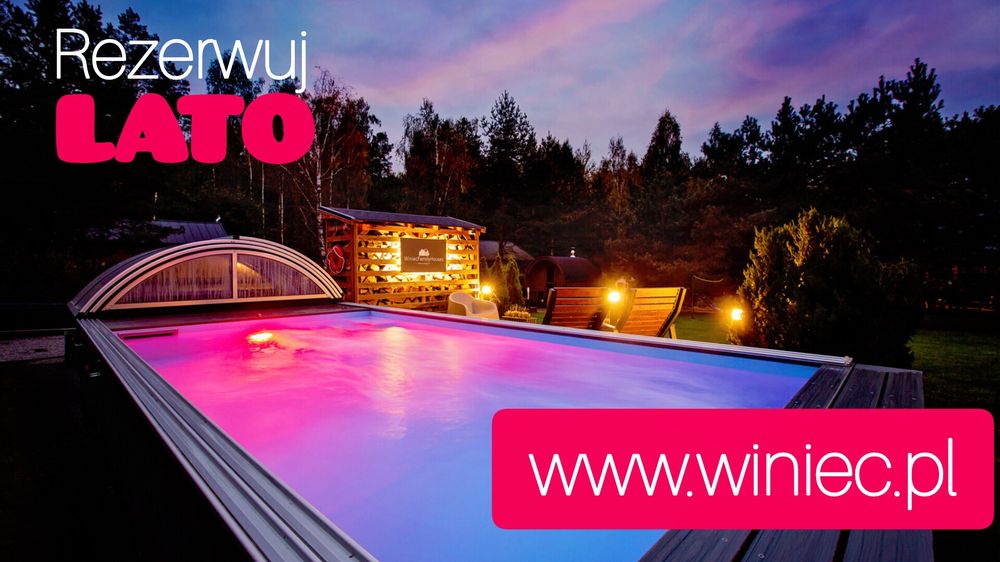 Komfortowe Domki na Mazurach z basenem , jacuzzi, sauną i salą zabaw