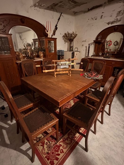 Conjunto de Sala de jantar brasonada