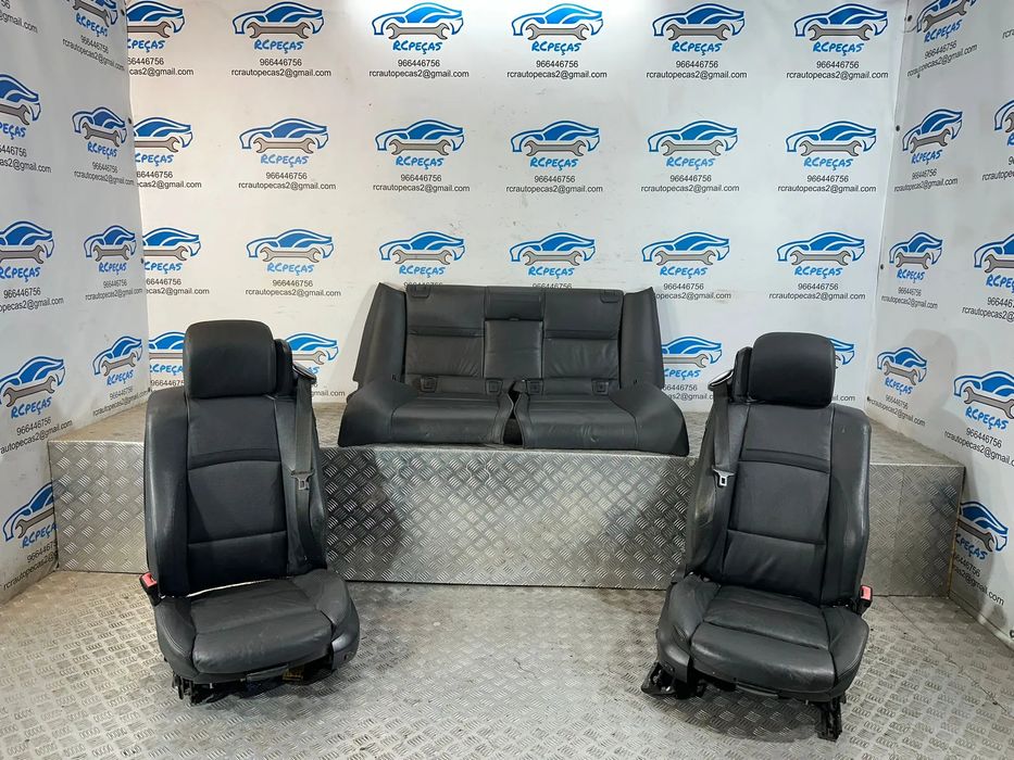 Conjunto Bancos Elétricos Memoria Pele Pack M BMW Serie 3 E93 Cabrio