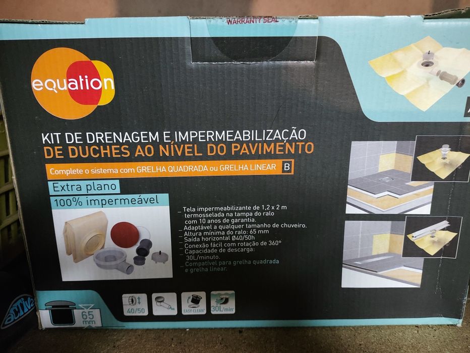 Kit drenagem duche de solo