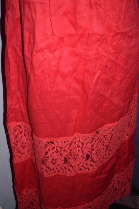 Rinascimento Piękna sukienka długa lniana włoska nowa_40