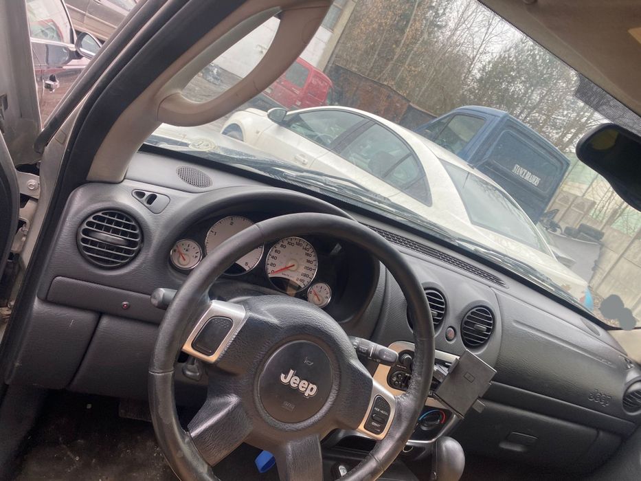 *USZKODZONY* Jeep Cherokee KJ 2.8 CRD Limited Srebrny Automat 4x4 2003