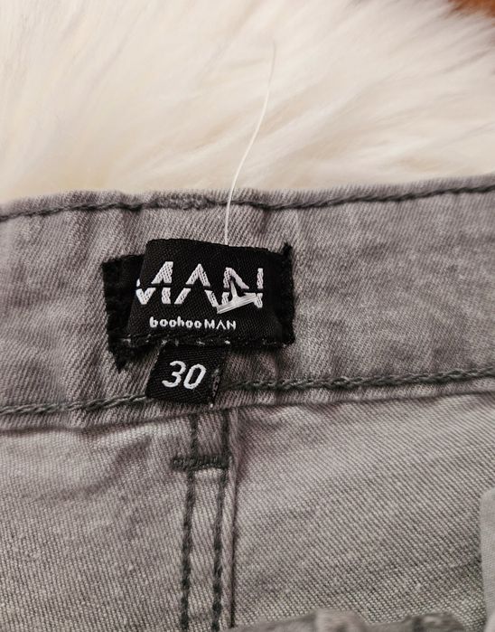 Spodnie jeansowe męske boohoo