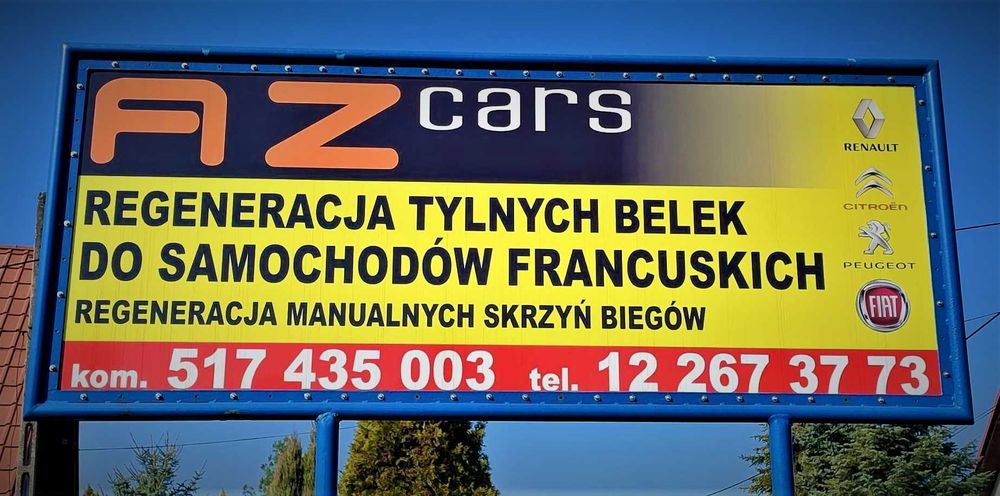 Tylna belka OŚ - Peugeot, Citroen, Renault - KAŻDY MODEL - 24 m-cy GW.