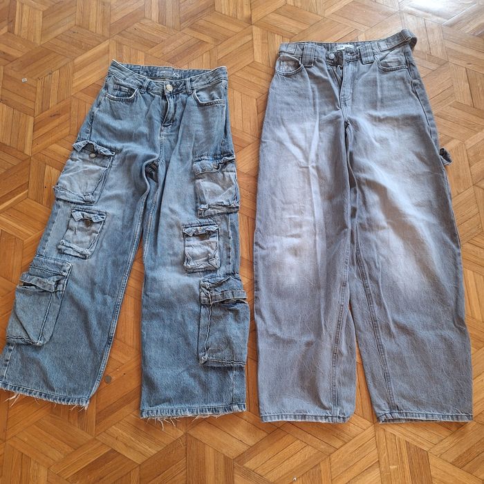 Spodnie 7 szt xs okazja baggy Cropp House .