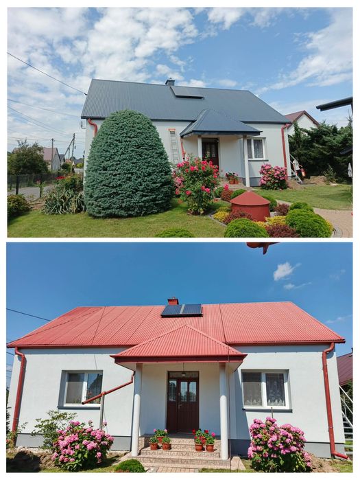 Malowanie dachów i elewacji/Docieplenia