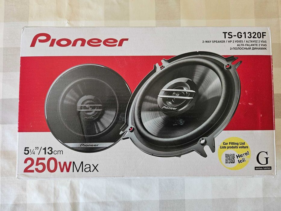 Colunas Auto Pioneer TS-G1320F (13cm / 250W) — NOVAS em Caixa