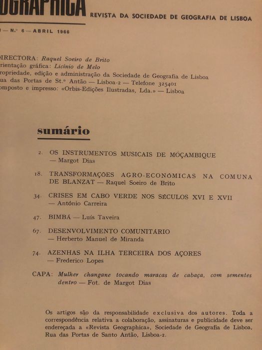 Geographica. Raquel Soeiro de Brito. África