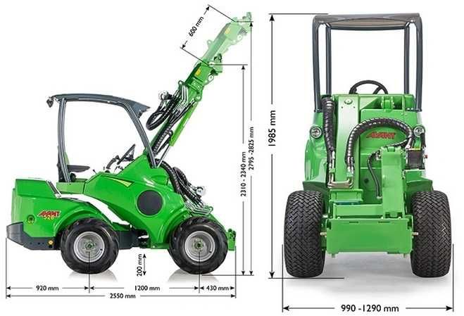 Miniładowarka AVANT 528