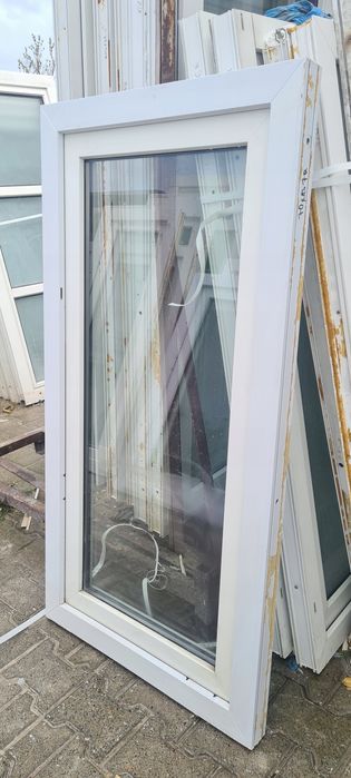 OKNA KacprzaK OKNO PCV 70X137 Używane Plastikowe Białe Lider Okna OLX