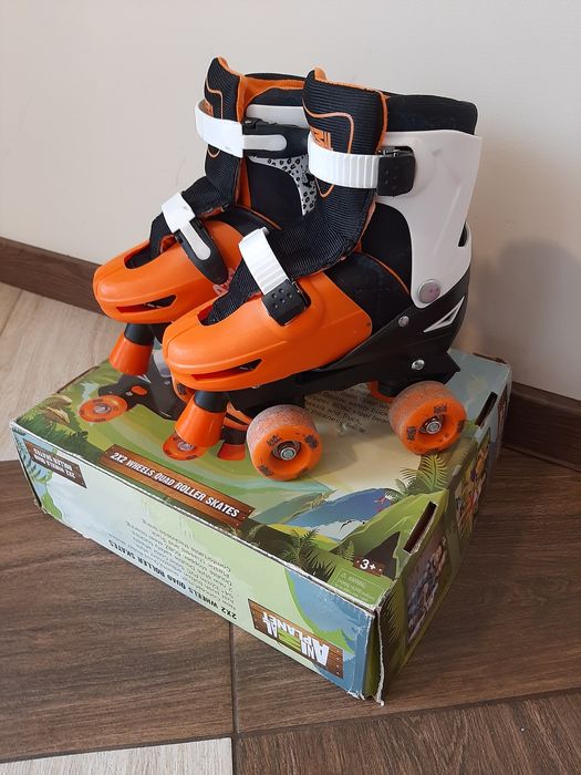 Wrotki regulowane 31-34 + zestaw ochraniaczy