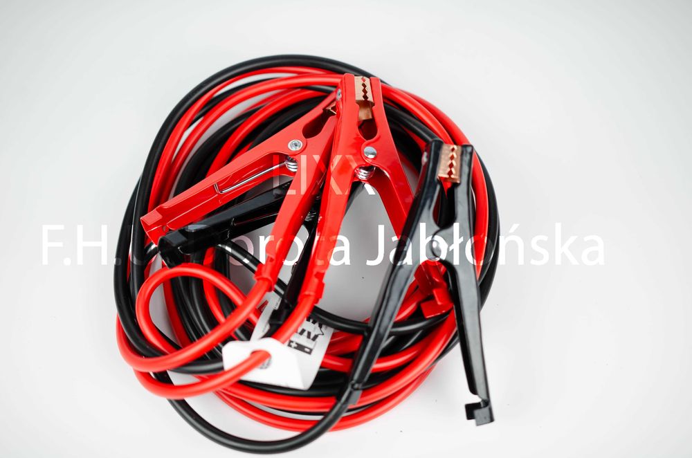 Długie PRZEWODY ROZRUCHOWE 600A 6 Metrów 6M KABLE 10mm