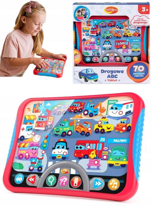 Dumel Discovery Tablet Drogowe ABC Interaktywny Edukacyjny *NOWE*