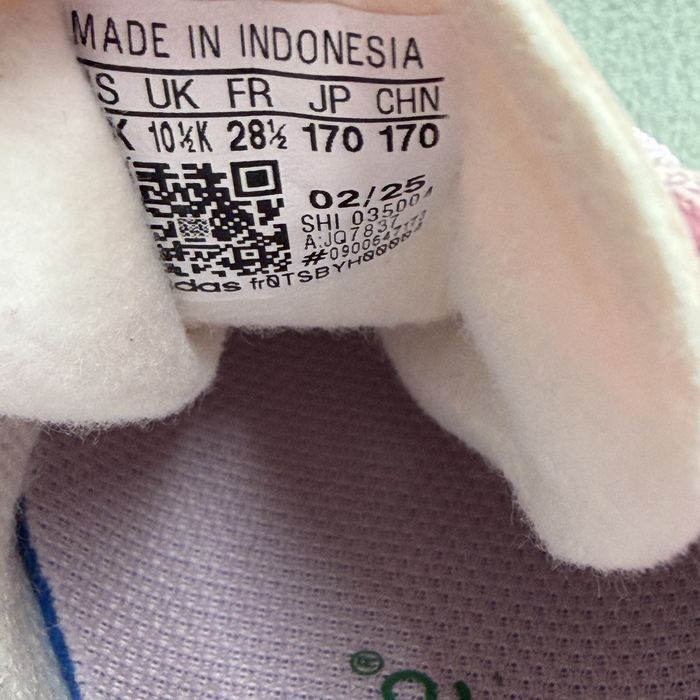 28р.ОРИГІНАЛ 100% Дитячі рожеві кросівки для дівчинки адідас Adidas Gazelle JQ7837