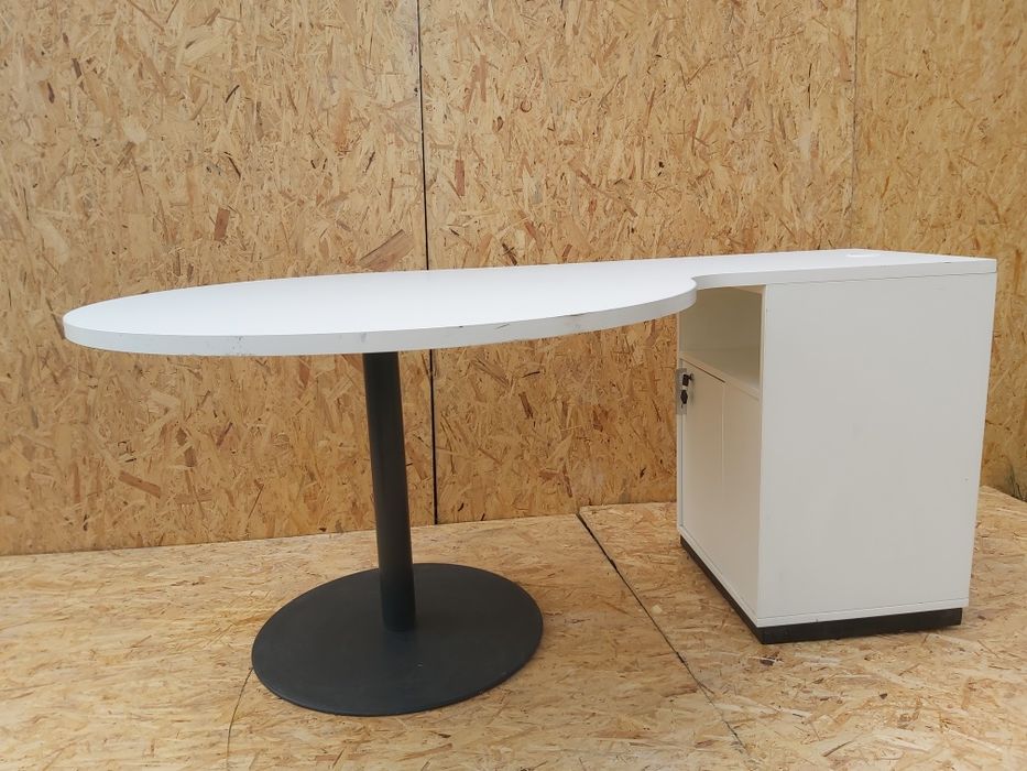biurko biale ergonomiczne kosmetyczne