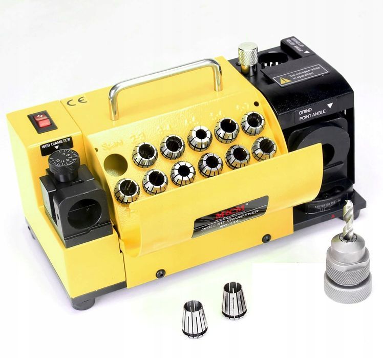 Ostrzarka Ostrzałka Do Wierteł Spiralnych 3-13Mm Ostrzenie Kąta