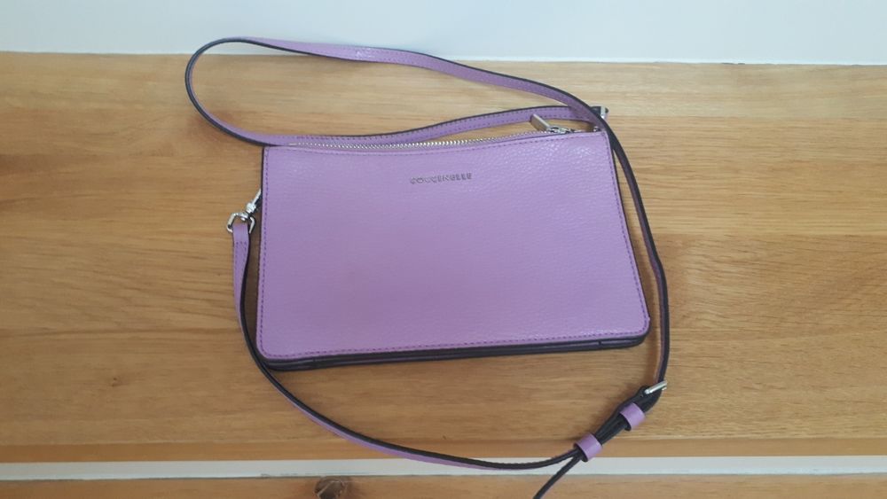 Coccinelle - oryginalna włoska skórzana torebka damska