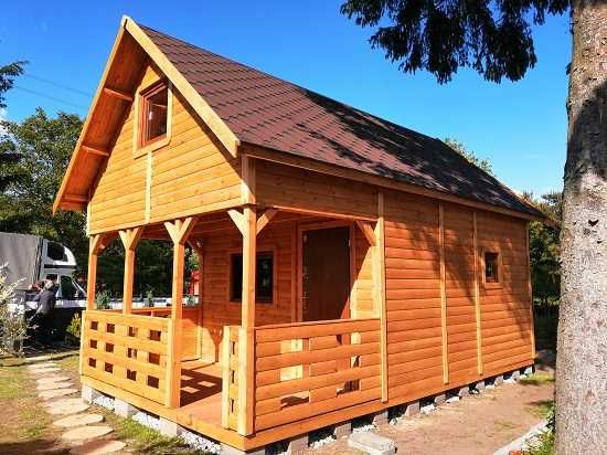 domek drewniany,letniskowy,4mx5m,kolanowa 50cm, szkieletowy,poddasze