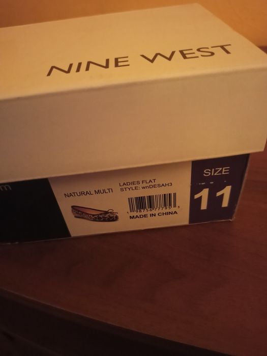 продам новые лакированные балетки Nine West,куплены в Америке, американский размер 11