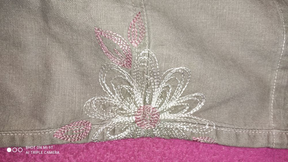 Lniane spodnie dla dziewczynki