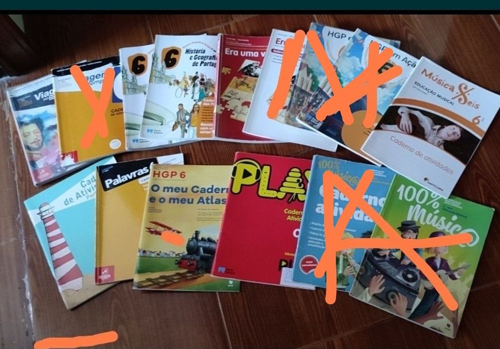 Manuais escolares para 6 ano