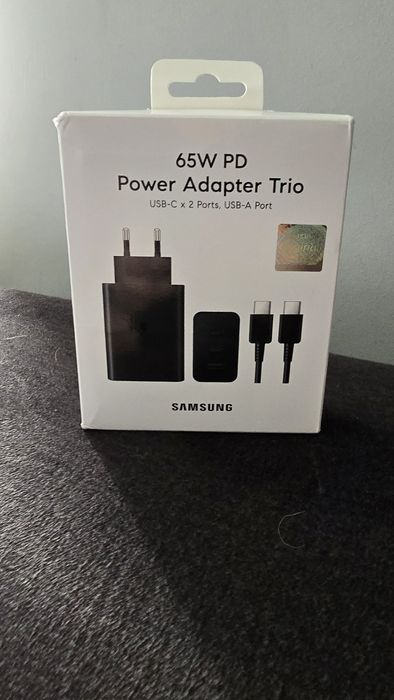 Ładowarka samsung 65w Trio plus przewod