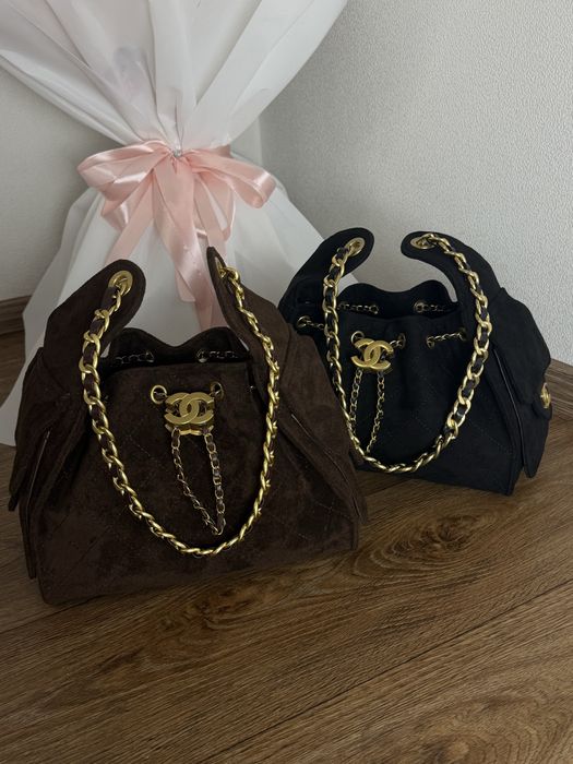 сумка Chanel Hobo 25 /Chanel 25  Handbag замшева