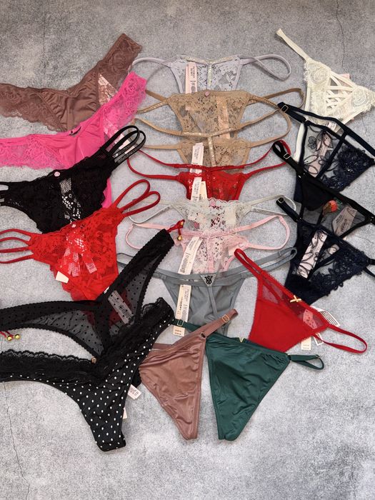 Жіночі трусики безшовні, бразиліана, стрінги PINK / Victoria’s Secret