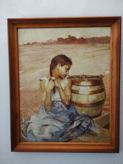 Reprodukcje obrazów w drewnianej ramie