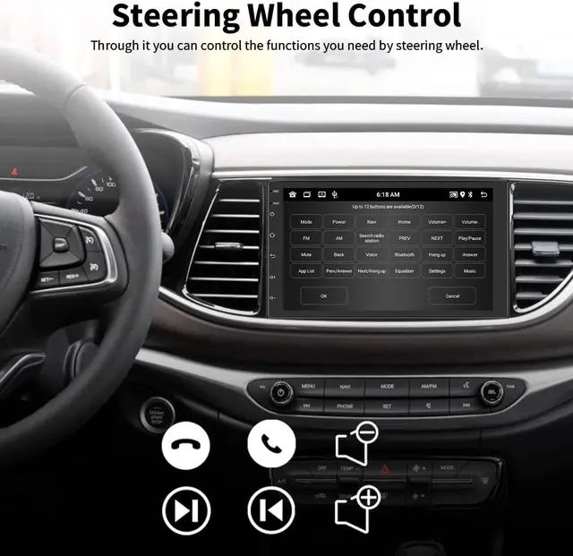 Rádio android 11 2/32gb 2din 7" Wi-Fi GPS rds NOVO