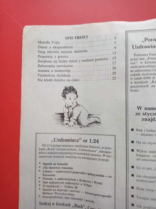 Uzdrawiacz dla dzieci, nr 1, styczeń 1993