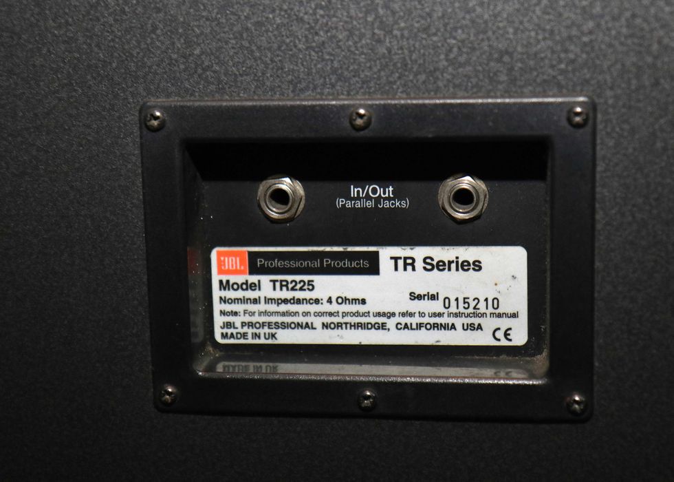 2 Colunas JBL TR225 para som de palco