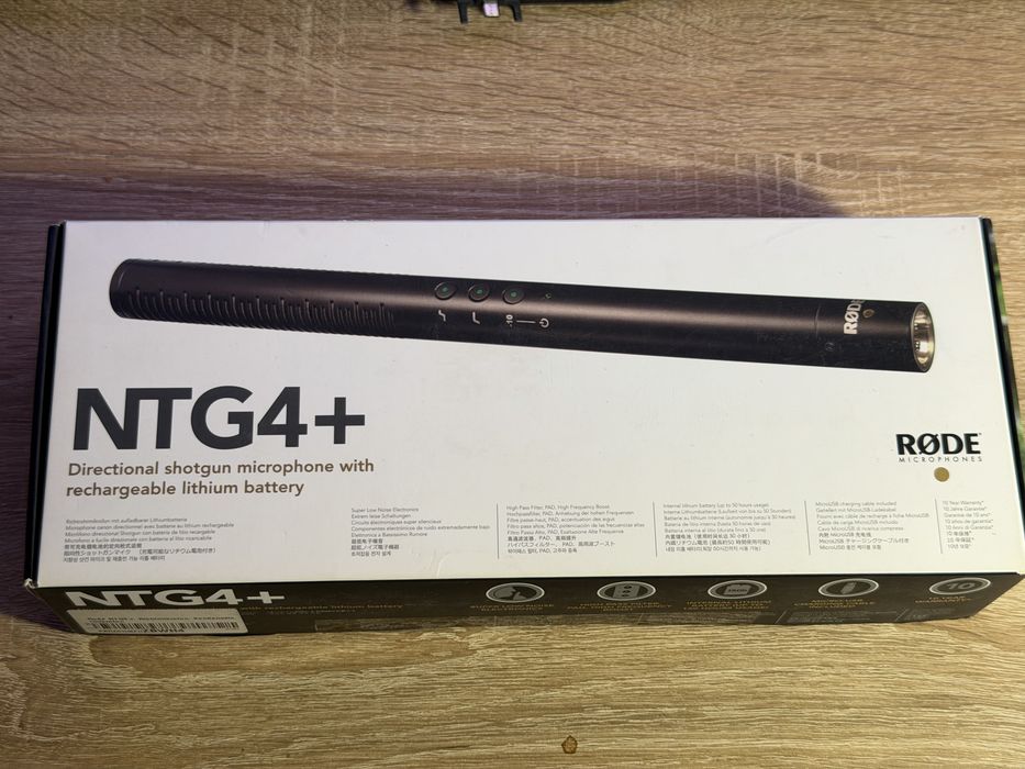 Накамерний Мікрофон Rode NTG4+