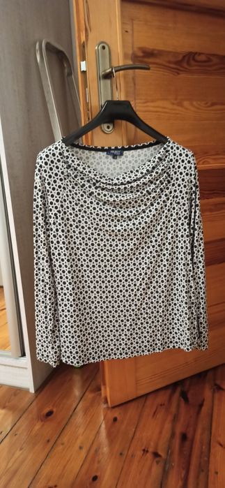 Bluzka z falą długi rekaw