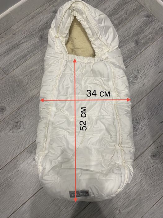 Конверт зимній дитячий на натуральній овчині Dorechi