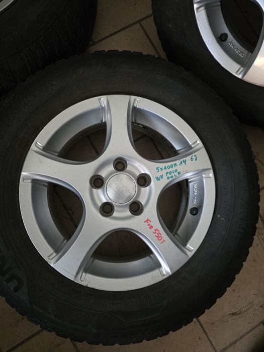 Felgi aluminiowe 5x100x14/Wv,Skoda Możliwość montażu!Wysylka 30zł /Gwarancja