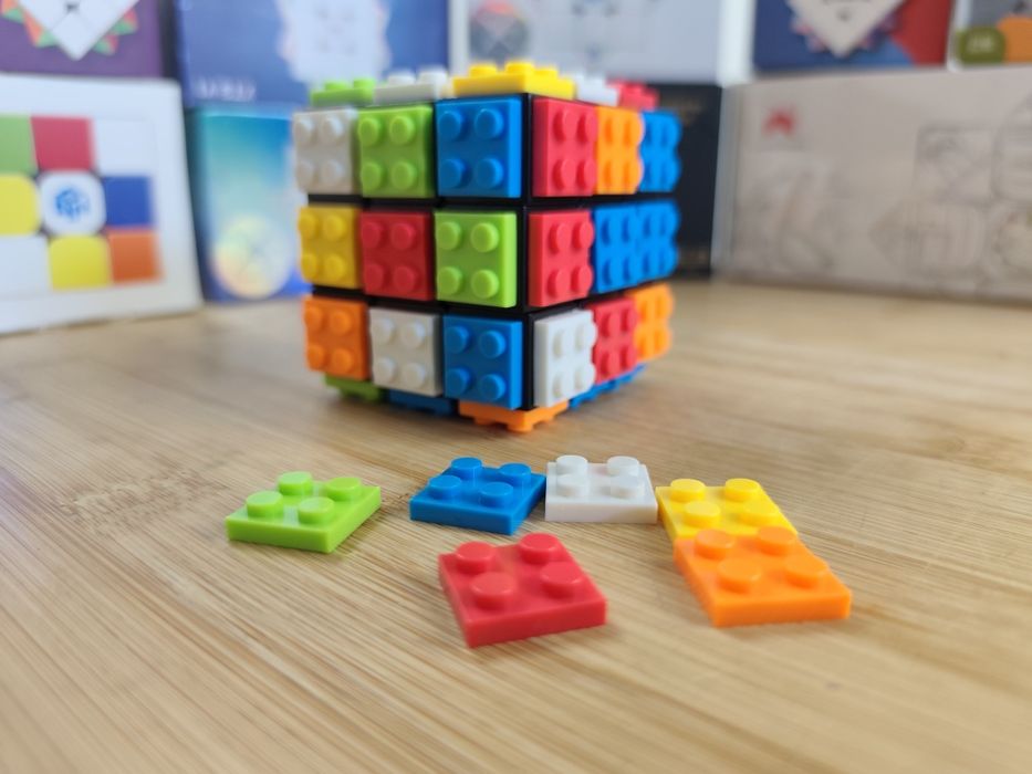 Cubo Mágico 3x3 Estilo Lego (Novo)