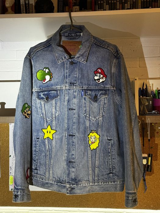 Джинсова куртка Levis x Mario, розмір L