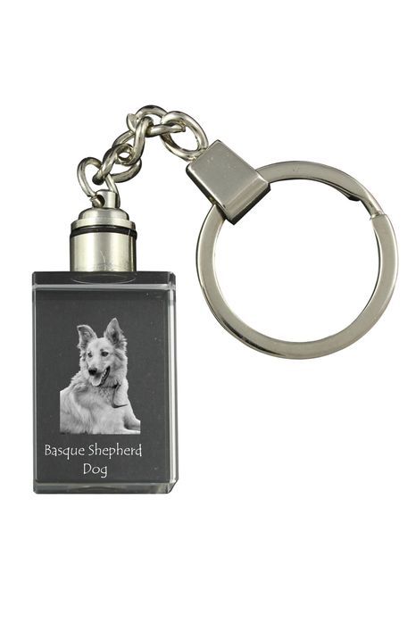 Owczarek baskijski brelok kryształowy z psem Art-Dog