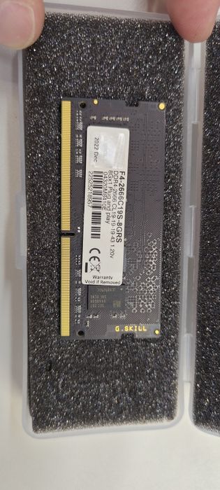 Memória RAM G.SKILL Ripjaws DDR4 8GB 2666MHz SO-DIMM
