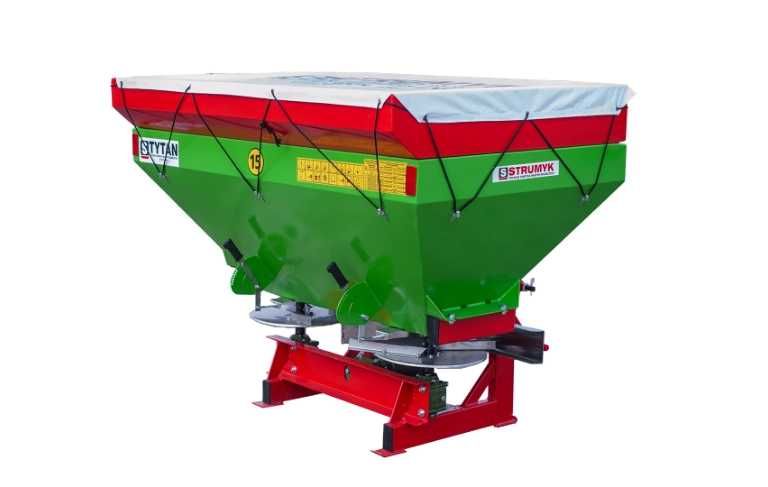 Rozsiewacz dwutalerzowy dwutarczowy Lejek 1tarczowy Strumyk Ocynkowany