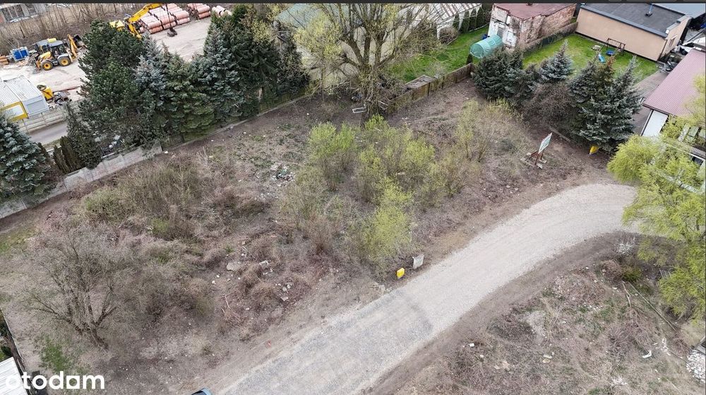 Działka budowlana z WZ na bliźniak