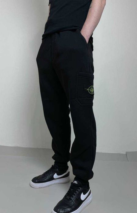 Штани Stone Island Cargo Black