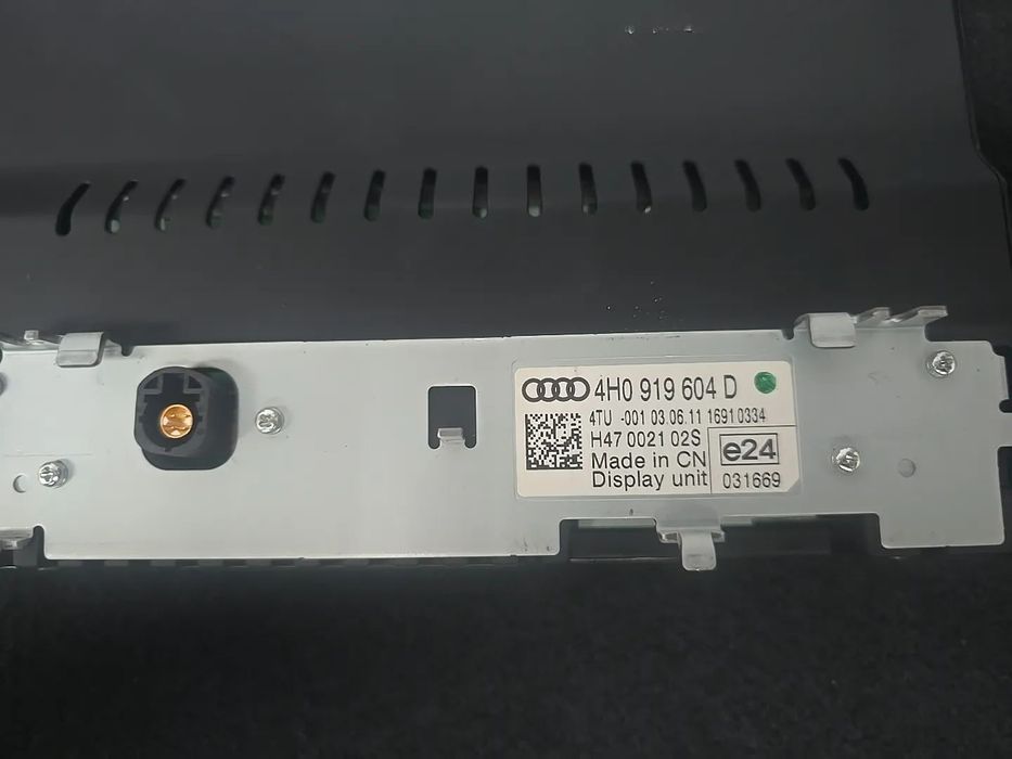 Ecrã MMI Multimedia original para Audi A8 D4 4H0 2010- EPC
