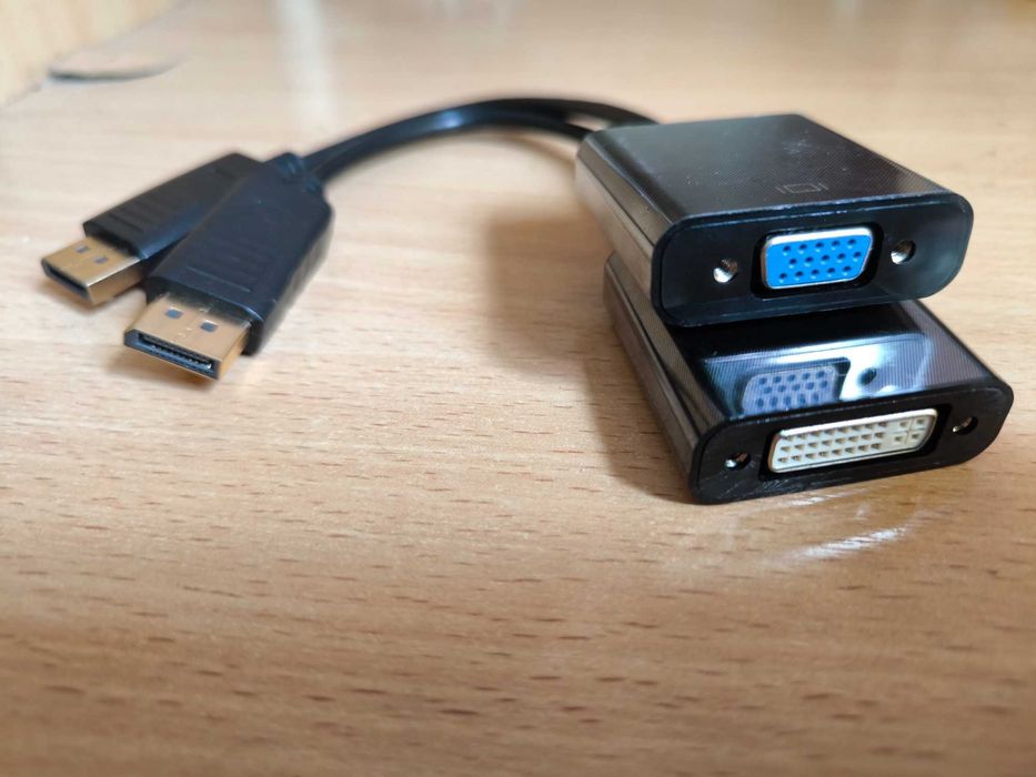 Конвертер адаптер DP DisplayPort to DVI VGA