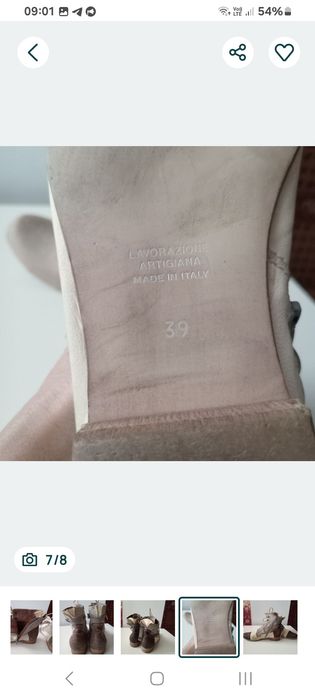 Женские  ботинки. Италия. Натуральная кожа.