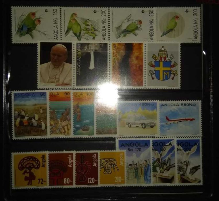 Selos de Angola 1992 – conjunto 45 selos