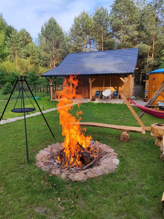 Domek letniskowy Pietryna Jacuzzi Sauna Balia Kajak Chańcza Do wynajęc