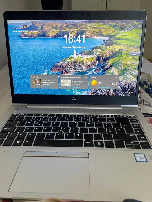 Portátil HP EliteBook i5 8.ª geração, semi-novo - 375€ negociável